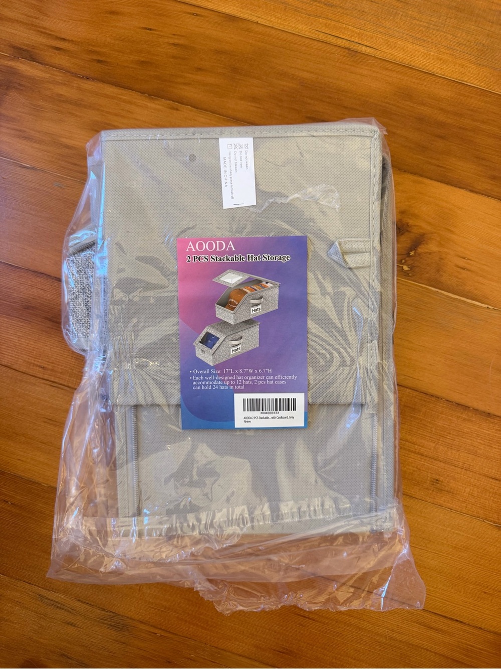 NEW Gray Hat Organizer Bag